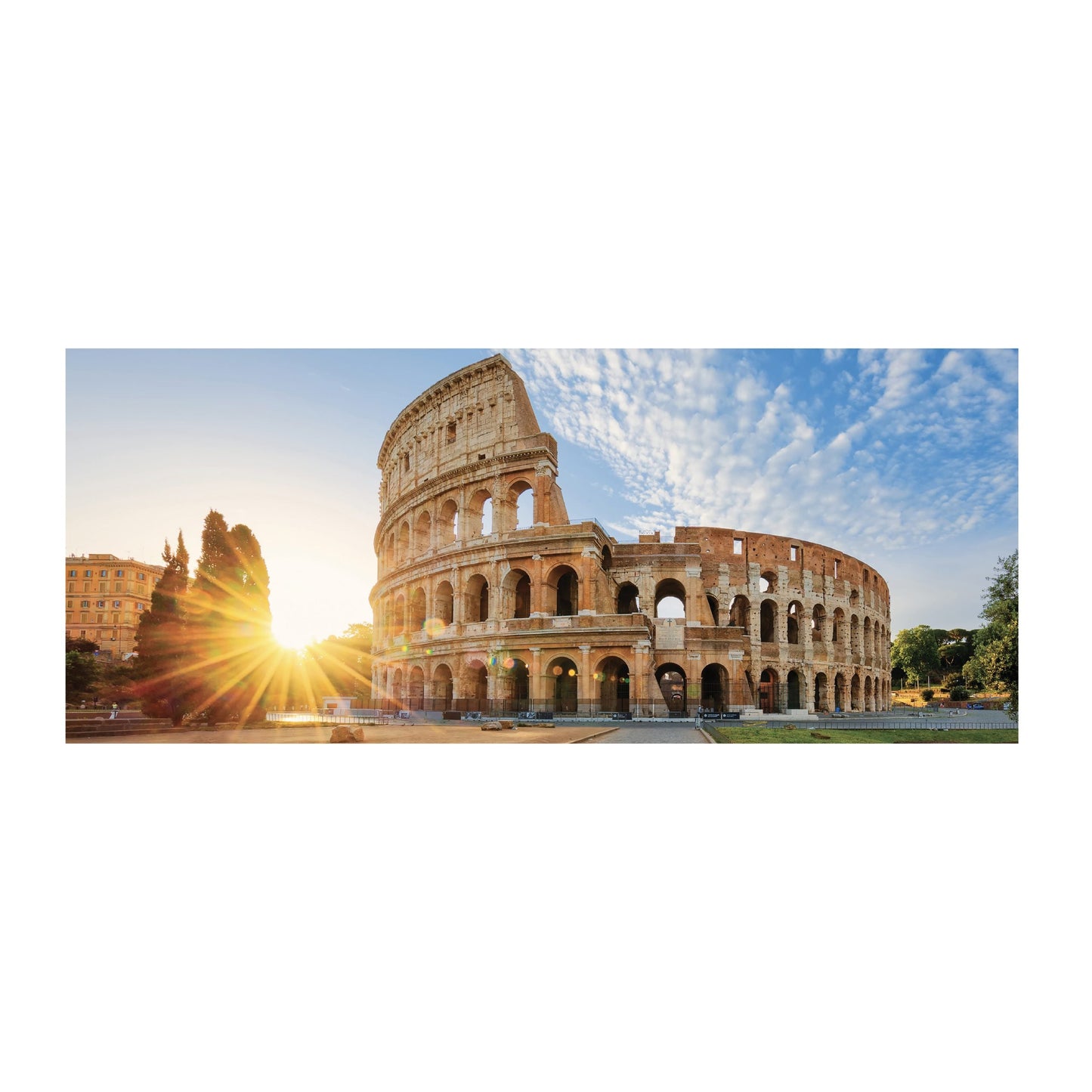 ROME Majestic Colosseum At Sunrise Wall Art Print TG