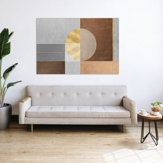 GEOMETRIC Dynamic Digital Abstract Modern Acrylic Wall Art