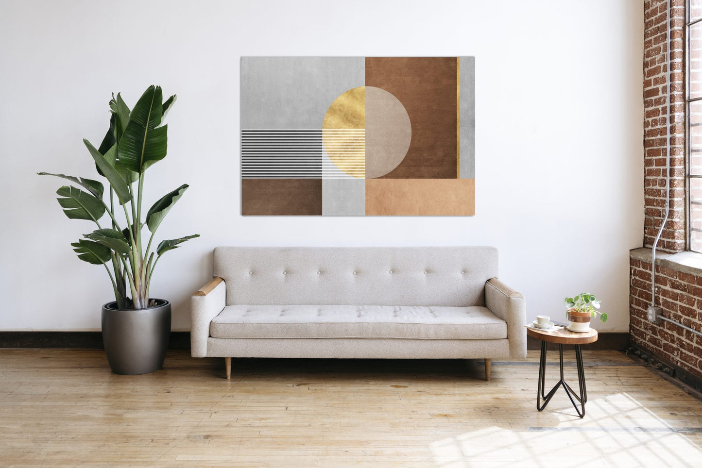 GEOMETRIC Dynamic Digital Abstract Modern Wall Art TG