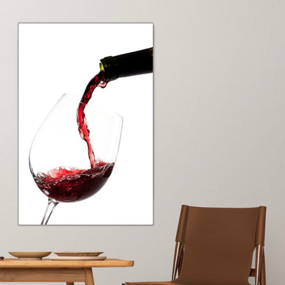 WREN Red Wine Pouring Acrylic Wall Art Print