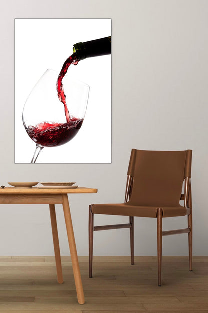 WREN Red Wine Pouring Wall Art Print TG