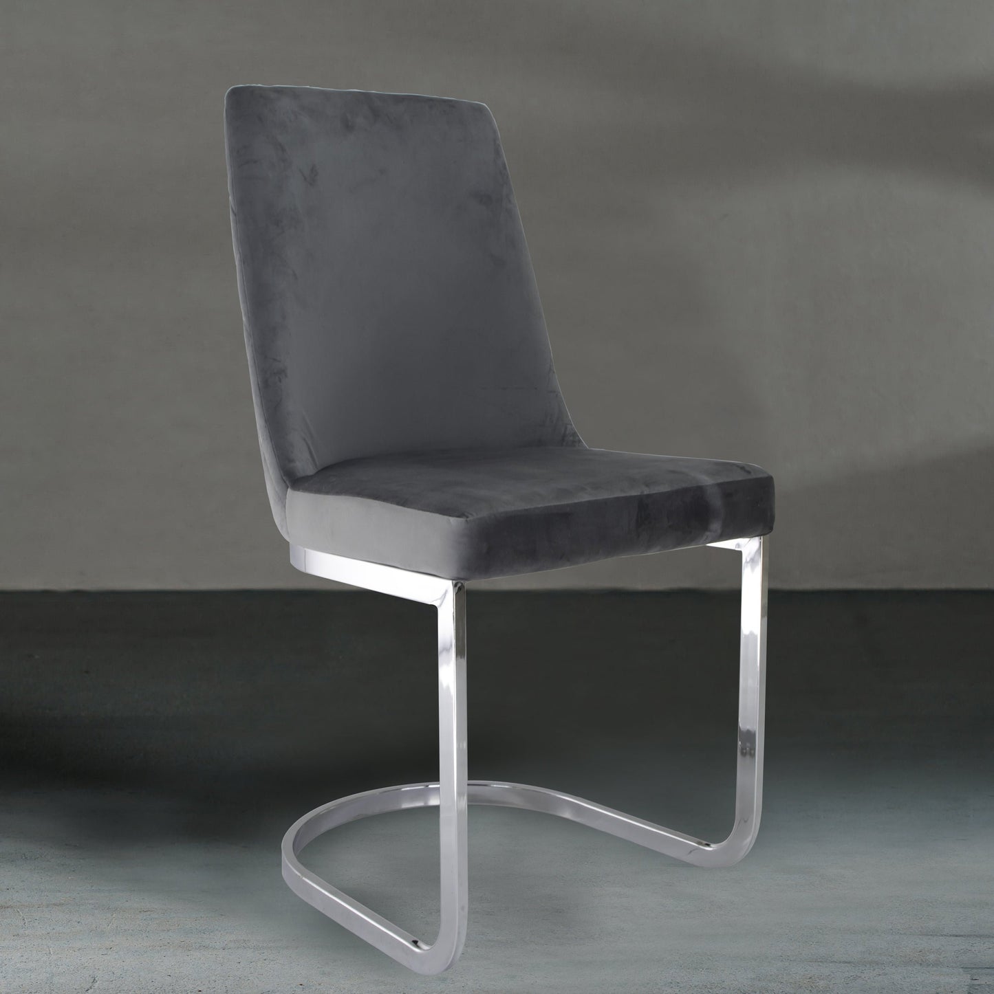 VELVET Light Grey Dining Chair