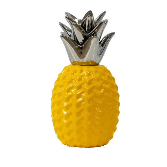 PINEAPPLE Ceramic Yellow and Silver