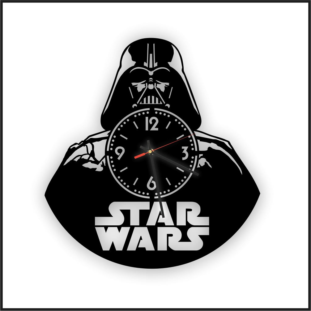 STAR WARS RECORD Acrylic Clock – GrakoDesign