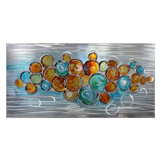 BUBBLES Aluminum Canvas