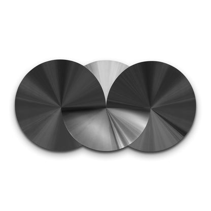 PALC-40 SILOR 3D Silver Laser Cut Circles Acrylic Prints