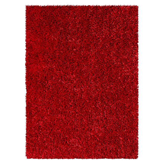 SPAGHETTI Shaggy  Red Rug