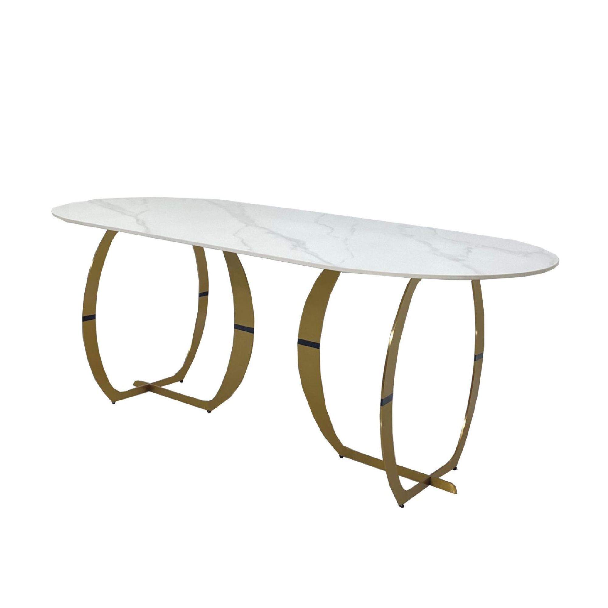 ST-307 FINE Rectangular Dining Table Gold – GrakoDesign