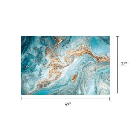 GALAXY Blue Milky Way Wall Art Print TG