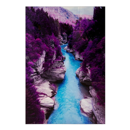 PURPLE Guadalupe River Acrylic Wall Art Print