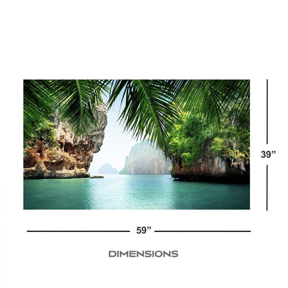 SHALE Phi Phi Island Tempered Glass Print