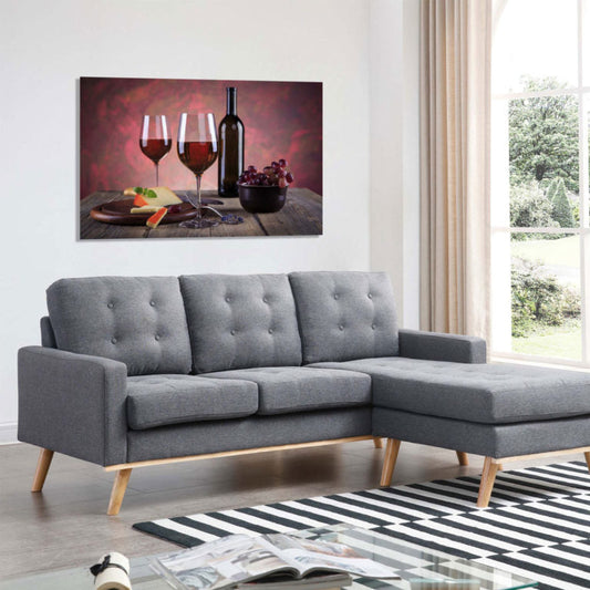 JOSS Wine & Cheese Acrylic Wall Art Print