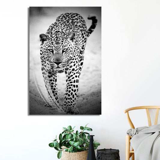 TATE Black & White Leopard Wall Art Print TG