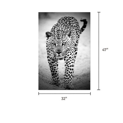 TATE Black & White Leopard Acrylic Wall Art Print