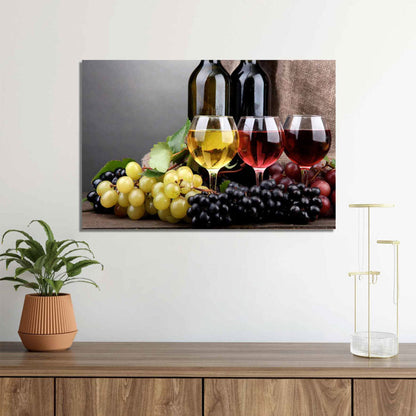 DEGUSTATION Wine Country Elegance Modern Acrylic Wall Art