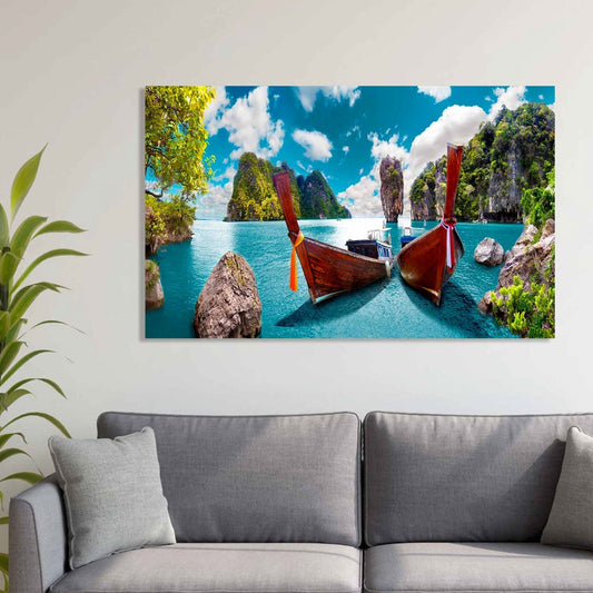 MARINA Phi Phi Sails Modern Acrylic Wall Art