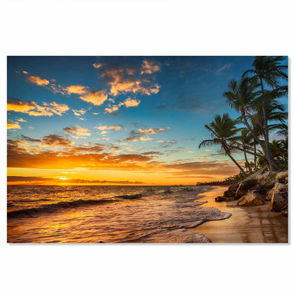 EDEN Beachfront Paradise Modern Wall Art