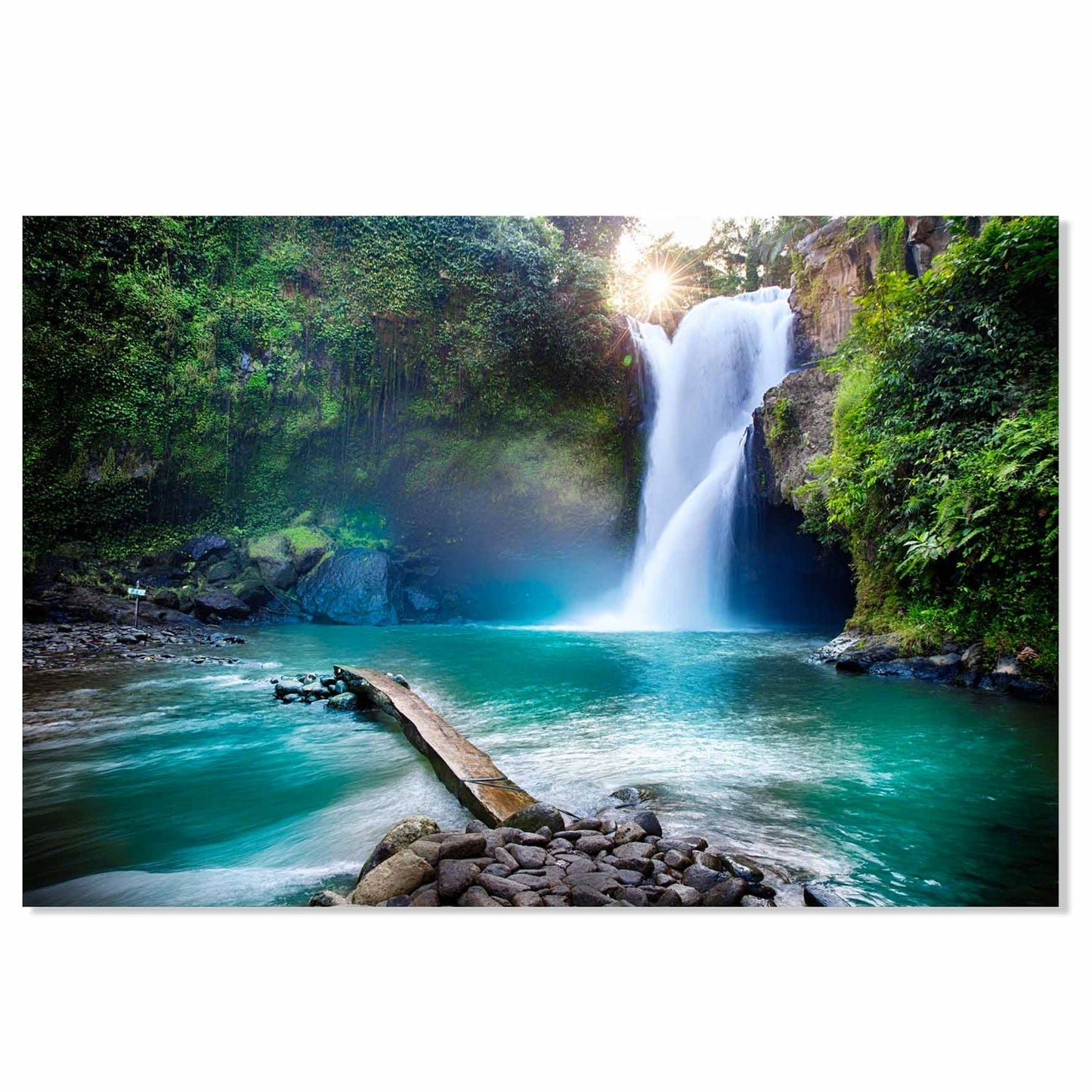 CASCADE Tranquil Waterfall Modern Acrylic Wall Art