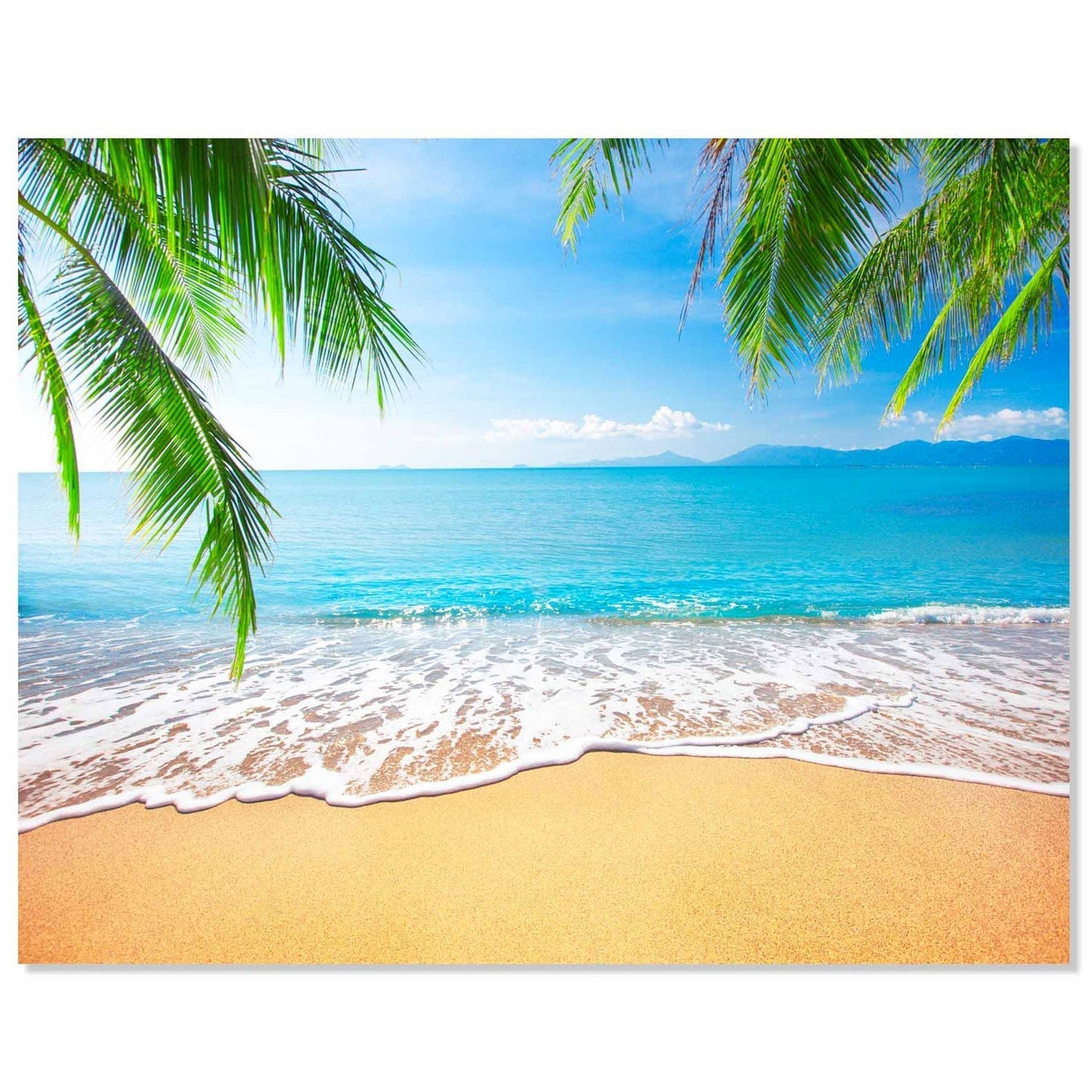 TROPICAL Seaside SerenityModern Wall Art TG