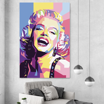 DIVA Marilyn Mosaic Pop Modern Wall Art TG