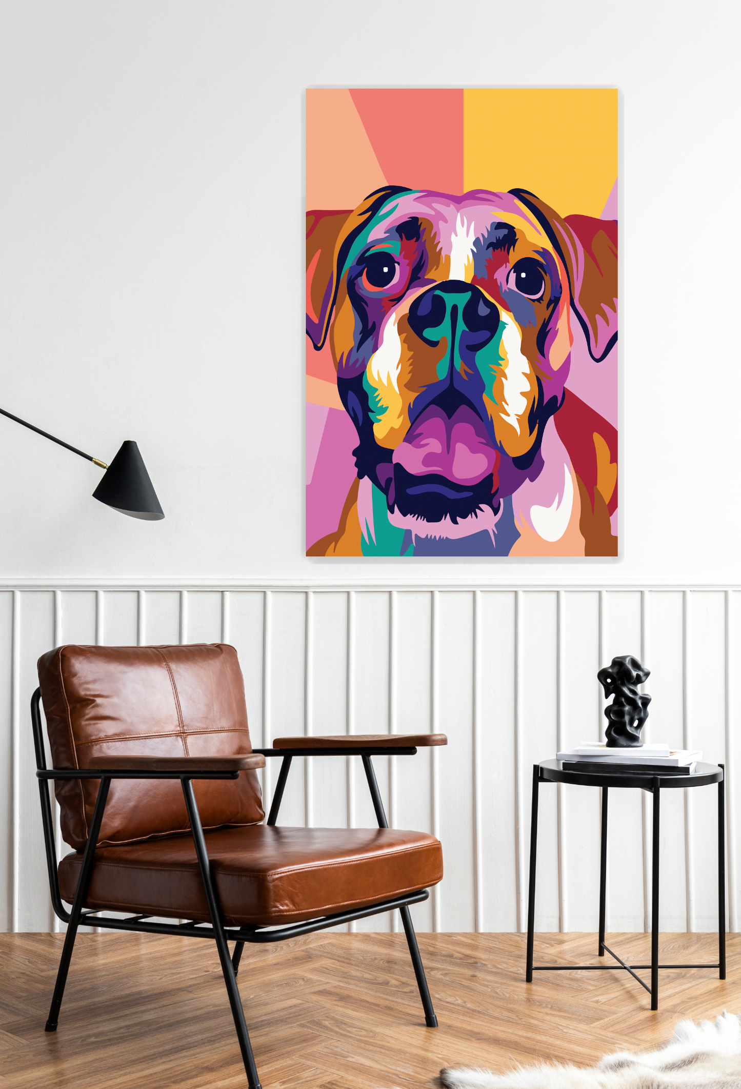 BOXER Dog Pop Art Modern Wall Art TG