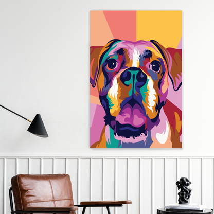 BOXER Dog Pop Art Modern Wall Art TG