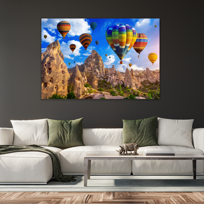 CAPPADOCIA Hot Air Balloon Modern Wall Art TG