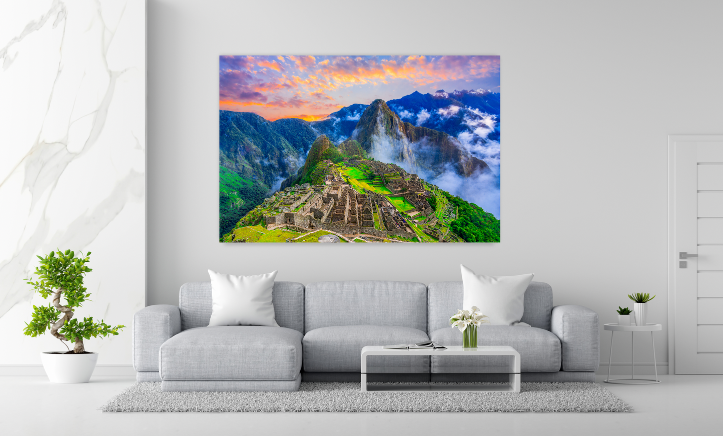 INCA Landscape Terraces Modern Wall Art TG