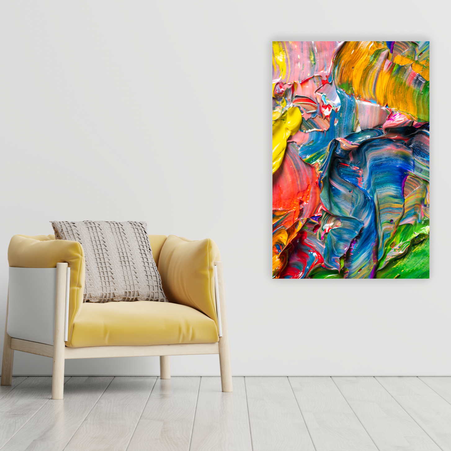 NC-65 DAZZLING Vivid Color Array Modern Wall Art TG – GrakoDesign