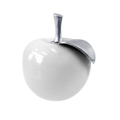 APPLE Sculpture White Home Decor