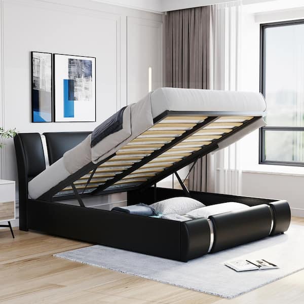 IVY Platform Bed With A Hydraulic Storage System