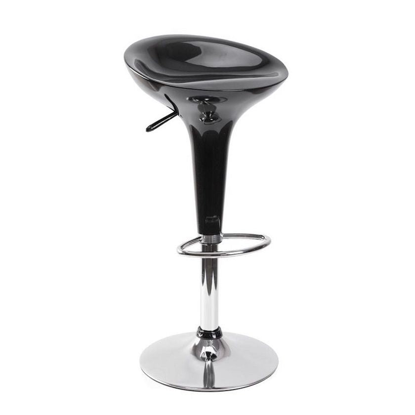 DOLPHIN Adjustable Barstool Black