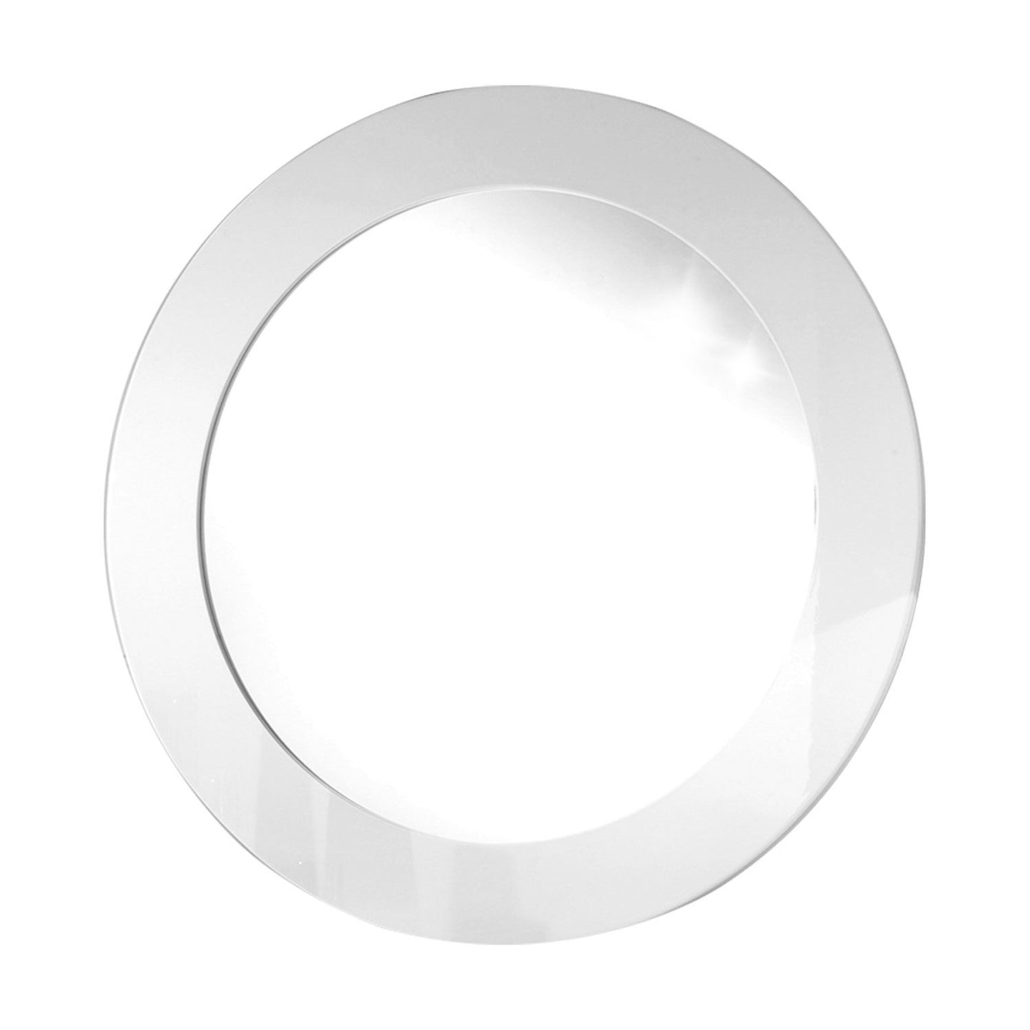 FEZ Round Wall Mirror Glossy White