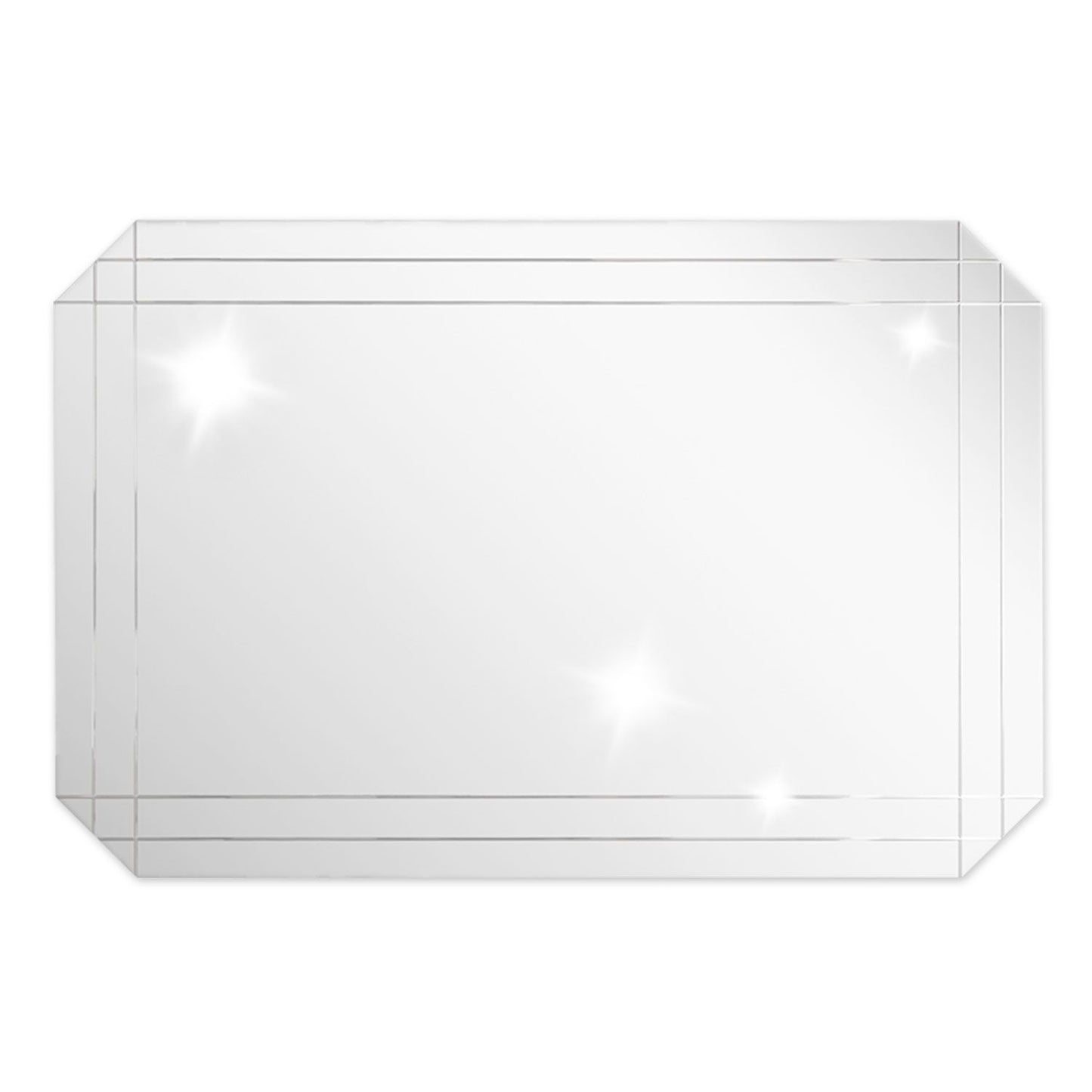 LUXE Beveled Design Rectangular Mirror