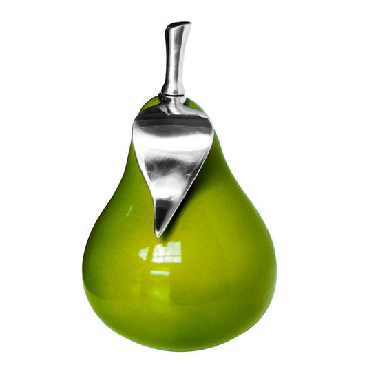 PEAR Sculpture Metallic Green