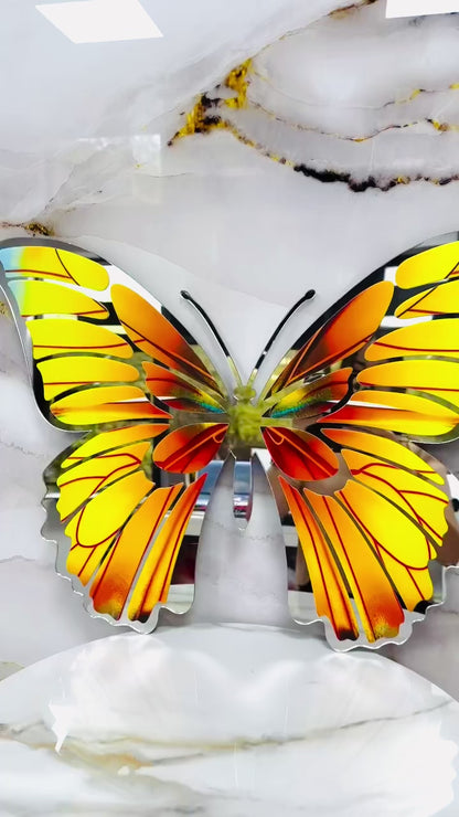 B-10 BUTTERFLY MIRROR DECOR
