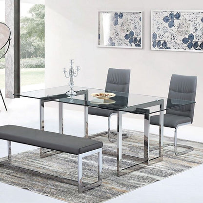 BELLE Tempered Glass Rectangular Table