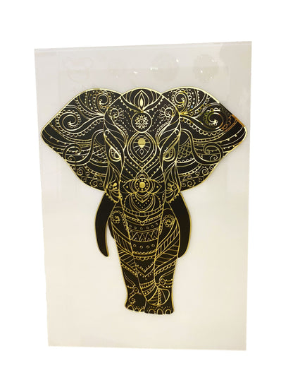 BRONIX 3D Elephant Acrylic Mirror Prints